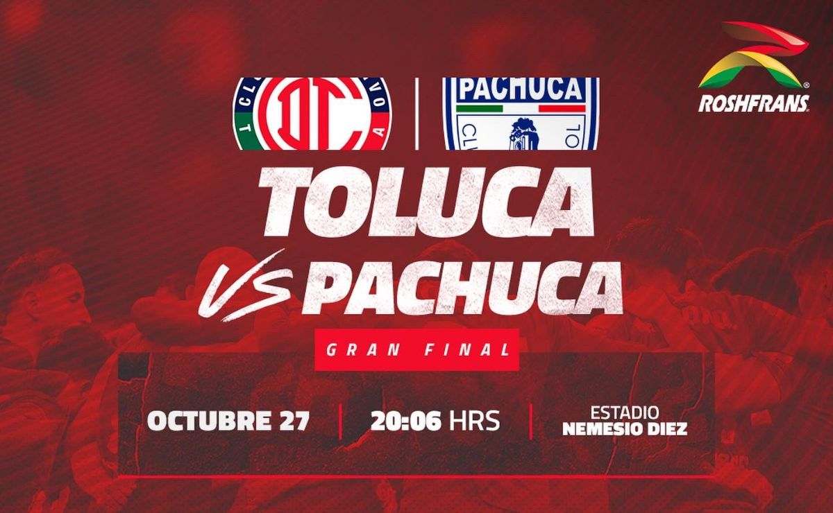 ¿Ya tienes tienes tus boletos para el partido de Toluca FC vs Pachuca?