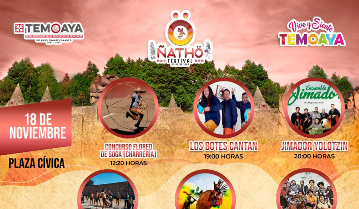Prepárate para todas las increíbles experiencias que el Festival de las Culturas “Ñathö” en Temoaya tiene para ti. ¡No te lo puedes perder!