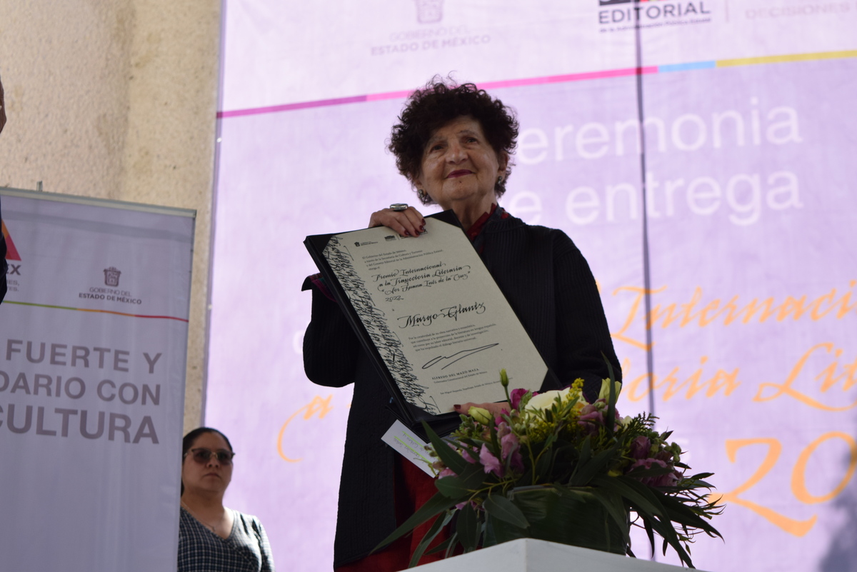Margo Glantz ganó el premio Internacional a la Trayectoria Literaria en el Edoméx. ¿Sabes quién es?