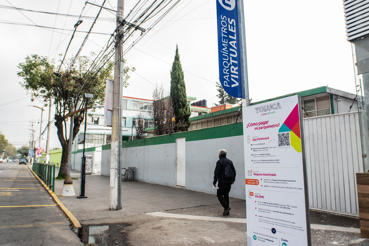Parquímetros virtuales en Toluca ¡Cuidado, habrá sanción!