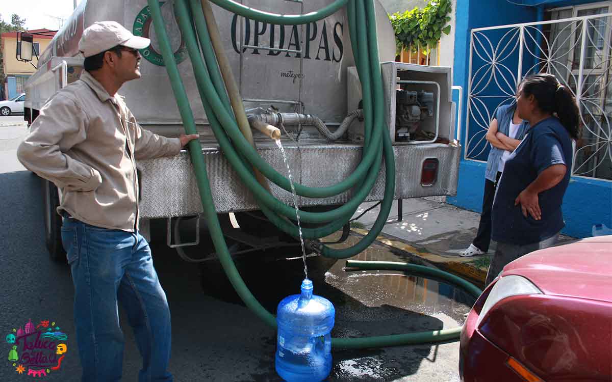 ¿Cuándo se restablecerá el servicio de agua en las colonias de Toluca?