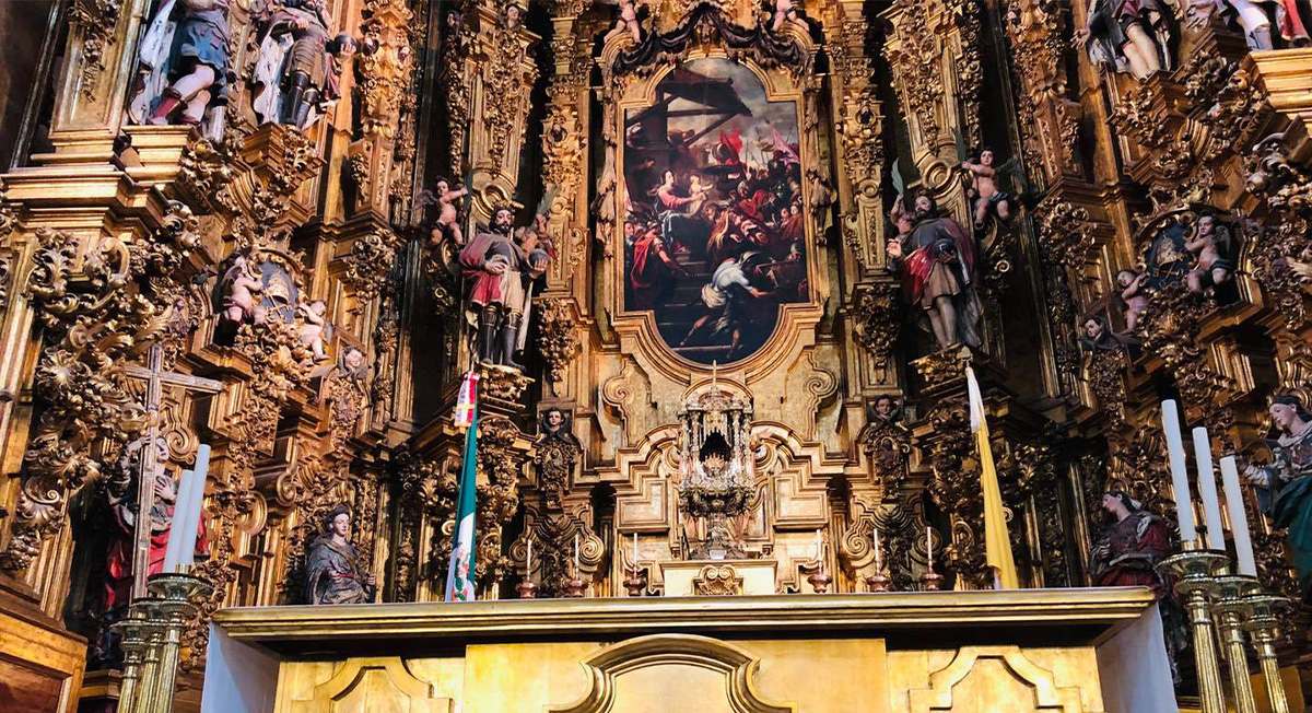 Altar de los Reyes ubicado en el interior de la Catedral Metropolitana de CDMX