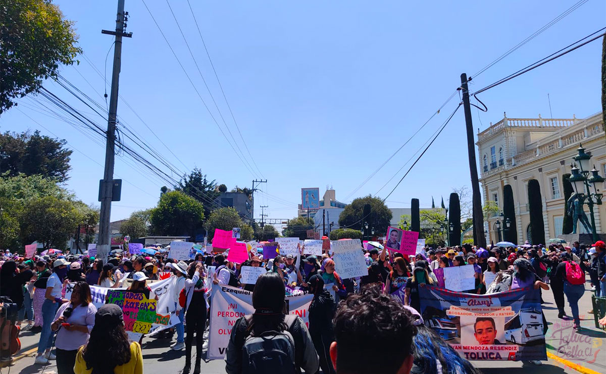 Mapa interactivo por donde está pasando la marcha del 8M en Toluca: Checa qué calles están cerradas