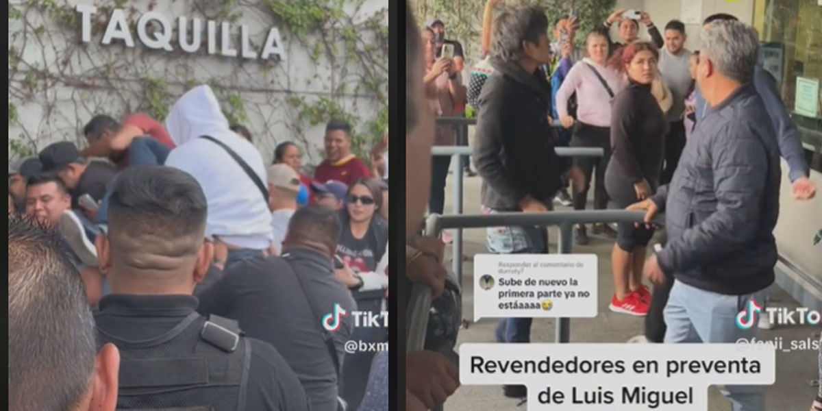 México Mágico, revendedores protagonizan pleito por boletos de Luis Miguel