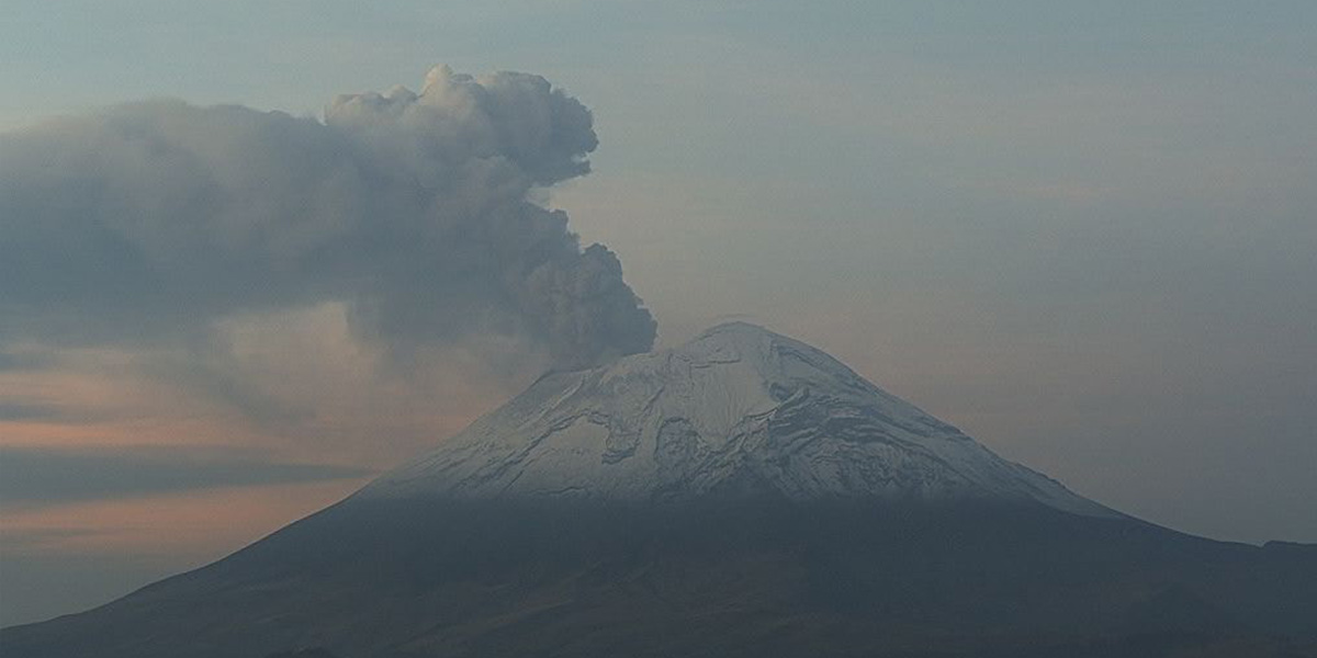 ¿Ya bajo la intensidad del volcán Popocatépetl?